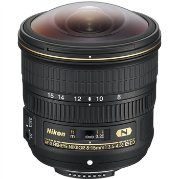 Nikon AF-S Fisheye 8-15mm F3.5-4.5E ED (Mới 100%) - Bảo hành chính hãng VIC-VN 01 năm trên toàn quốc